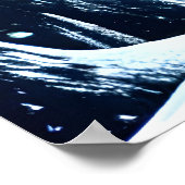 Fennec fox in de sneeuwberg | AI Art Poster (Hoek)