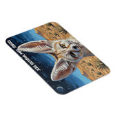 Fennec Fox in het nationaal park Jebil in Tunesië Magneet (Rechterzijde)