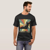  Fennec Fox Lover Retro Style Dier T-shirt (Voorkant volledig)