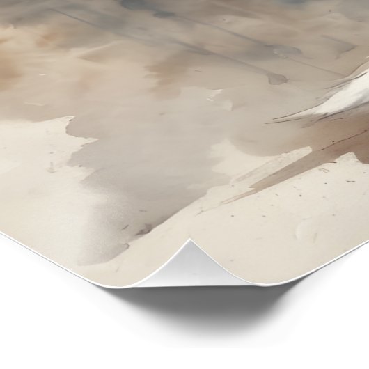 Fennec Fox no 1 Poster brillant (Coin)