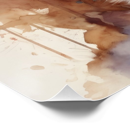 Fennec Fox no 2 Glanzend Poster Perfect Poster (Hoek)