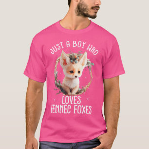Fennec Fox Schattige Fennic Vossen Omheining Diere T-shirt