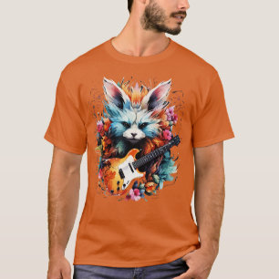 Fennec Fox speelt gitaar T-shirt