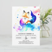 Fennec Fox Verjaardag Extravaganza Kaart (Staand voorkant)