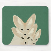Fennec Foxes Mousepad Muismat (Voorkant)