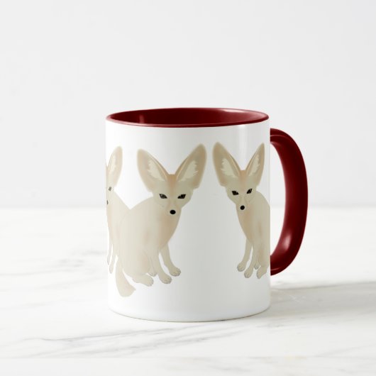 Fennec Foxes Mug (Devant droit)