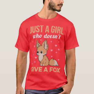 Fennec Vixen Quote voor een Fennec Fox ExpertT-Shi T-shirt