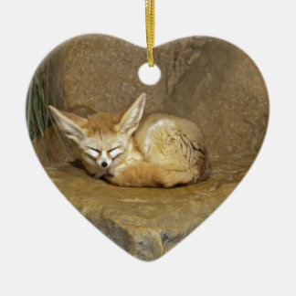 fennekfox keramisch ornament