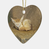 fennekfox keramisch ornament (Links)