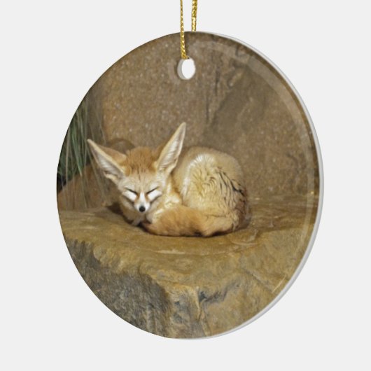 fennekfox keramisch ornament (Links)