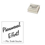 "Fenomenale inspanning!" Leraar Rubber Stamp Rubberstempel (Gestempeld)