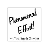 "Fenomenale inspanning!" Leraar Rubber Stamp Rubberstempel (Afrduk)