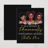 Fenomenale Vrouwenkaarten Notitiekaartje (Voorkant / Achterkant)