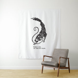 Fenrir Fenris is vrije hond viking noorse mytholog Wandkleed