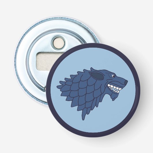 Fenrir/Fenriswolf Button Flesopener (Voorkant)