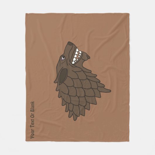 Fenrir/Fenriswolf Fleece Deken (Voorkant)