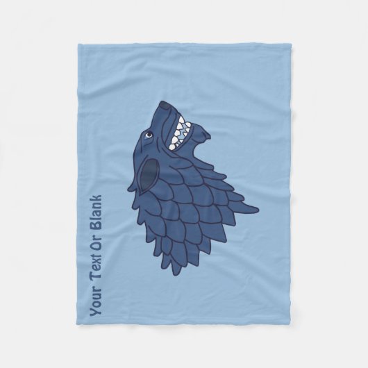 Fenrir/Fenriswolf Fleece Deken (Voorkant)