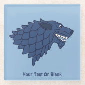 Fenrir/Fenriswolf Glazen Onderzetter (Voorkant)