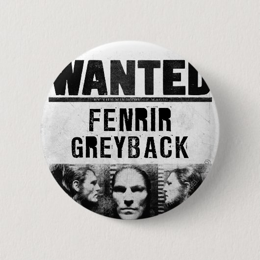 Fenrir Greyback Gezocht Poster Ronde Button 5,7 Cm (Voorkant)