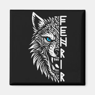 Fenrir Viking Wolf Van Odin Noorse Viking Keltisch Magneet