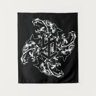Fenrir Wolf Banner Wandkleed