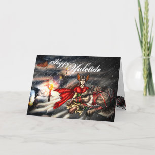 Fensalir's Door: vriendelijkheid van Yuletide Kaart