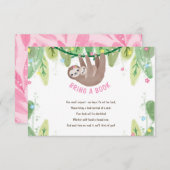 Fente avec carte de boîtier de demande de réservat (Devant / Derrière)