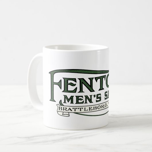 Fenton's Mens Shop Logo Mug (Devant gauche)