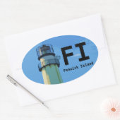 Fenwick Island bumper sticker ovaal (Envelop)