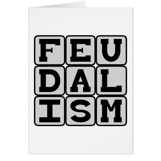 Féodalisme, système social au Moyen Âge (Devant)