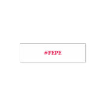 #FEPE RODE INKT STEMPEL
