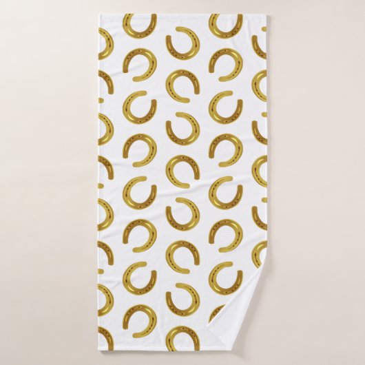 Fer à cheval d'or (Serviette de bain)