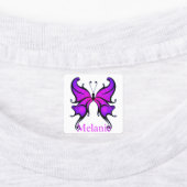 Fer Butterfly Vêtements Étiquettes ajouter Nom Fil (Apposé)