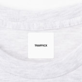 Fer Carré moyen sur Étiquette (Apposé)