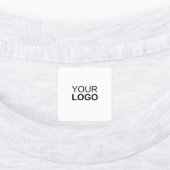 Fer Carré moyen sur Étiquette (Apposé)