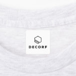 Fer Carré moyen sur Étiquette<br><div class="desc">Fer Carré Moyen Sur Étiquette Avec Logo</div>