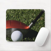 Fer de golf et tapis de souris de boule (Avec souris)