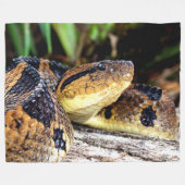 FER-DE-LANCE FLEECE DEKEN (Voorkant (Horizontaal))