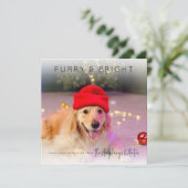 Fer et brillant | Carte de Noël photo (Debout devant)