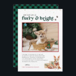 Fer et brillant | Carte photo de vacances pour ani<br><div class="desc">Les animaux de compagnie font partie de la famille et sans aucun doute, ils méritent une place sur vos cartes de Noël ! Avec une lettrage amusante et de jolies illustrations, cette carte est une excellente façon de célébrer l'amitié que vous partagez avec votre ami furry. Ajoutez votre libellé personnalisé...</div>