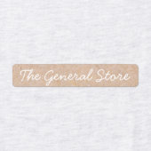 Fer Kraft simple et propre sur Étiquette de vêteme (Design 1)