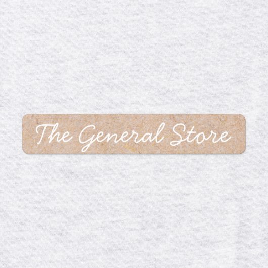 Fer Kraft simple et propre sur Étiquette de vêteme (Design 1)