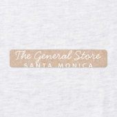 Fer Kraft simple et propre sur Étiquette de vêteme (Design 2)