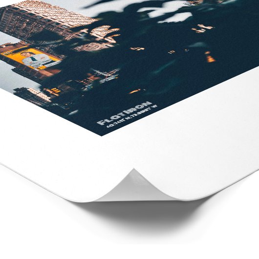 Fer plat - Impression (Coin)