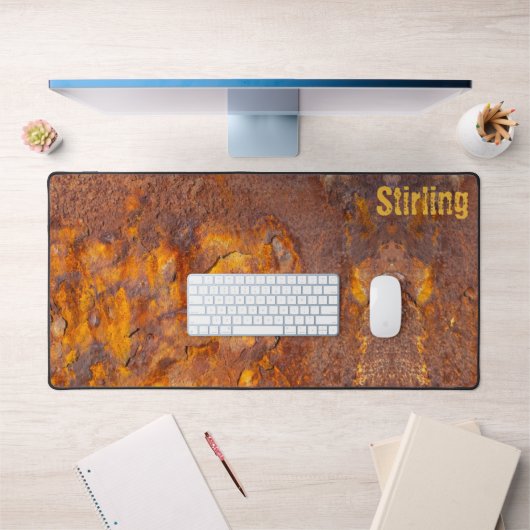 Fer rouillé magnifique Nom personnalisé (Bureau 1)