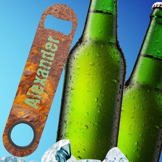 Fer rouillé magnifique Nom personnalisé