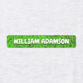 Fer Vert Étanche Sur Nom Étiquettes Pour Vêtements (Design 1)