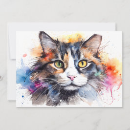 Feral Calico #87 Feestdagenkaart