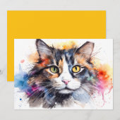 Feral Calico #87 Feestdagenkaart (Voorkant / Achterkant)