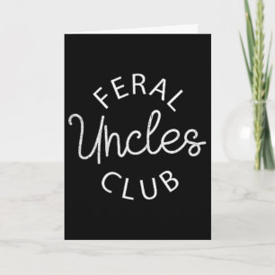 Feral Ooms Club Grappige Zak Vaderdag Beste Oom Kaart